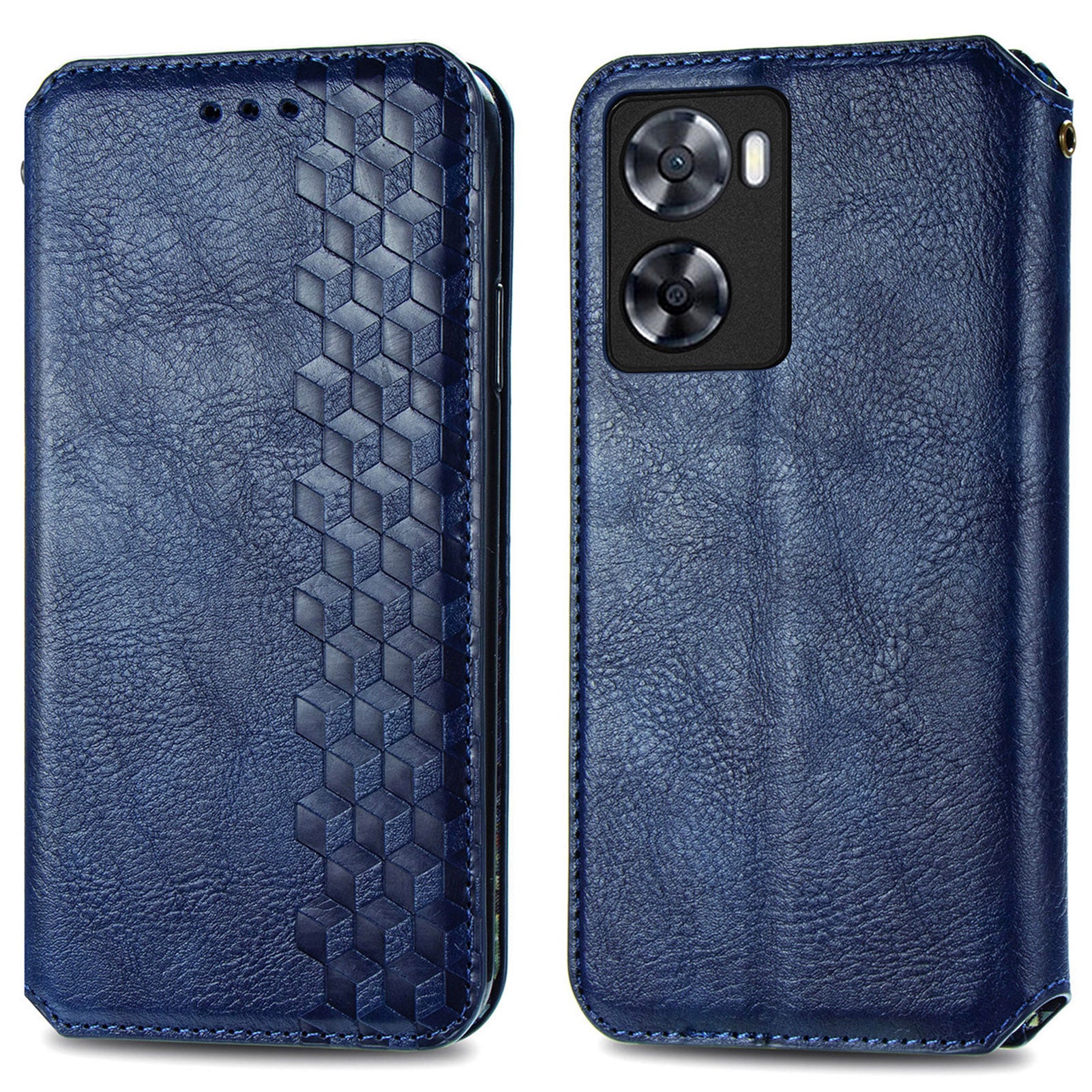 For Oppo A57 4G Imprinting Rhombus Magnetic Auto-Absorbed Flip Leather Phone Case Stand Wallet Anti-drop Cover For Oppo A57 4G Imprinting Rhombus Magnetic Auto-Absorbed Flip Leather Phone Case Stand Wallet Anti-drop Cover